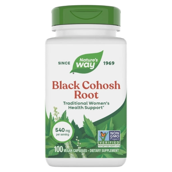 Raiz De Cohosh Negro 540 mg (180 veg caps), Nature's Way