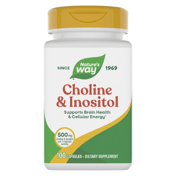 Colina e Inositol 1000 mg (100 caps), Nature's Way