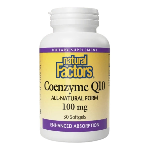 Coenzima Q10 100 mg (30 softgels), Natural Factors