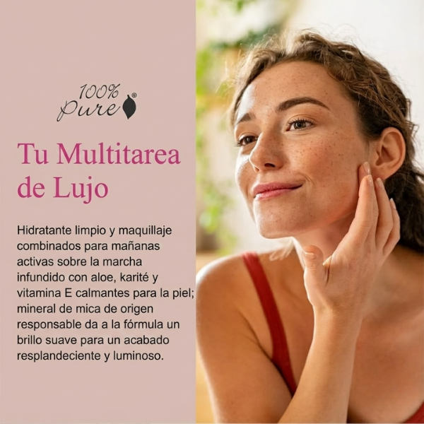 Crema Hidratante con Color Fruit Pigmented® Alpine Rose (1 fl oz 30 ml), 100% Pure