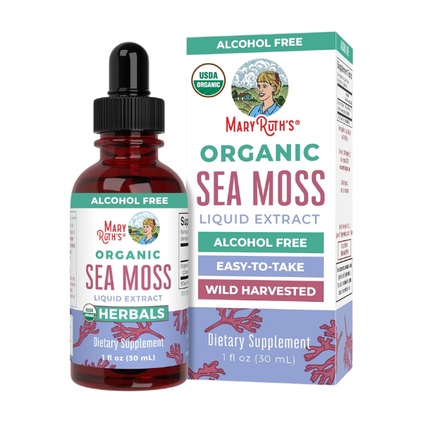 Organic Sea Moss Liquid Drops 1oz (30ml) Mary Ruth