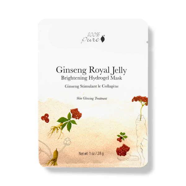 Mascarilla de Ginseng con Jalea Real (1 pieza), 100% Pure