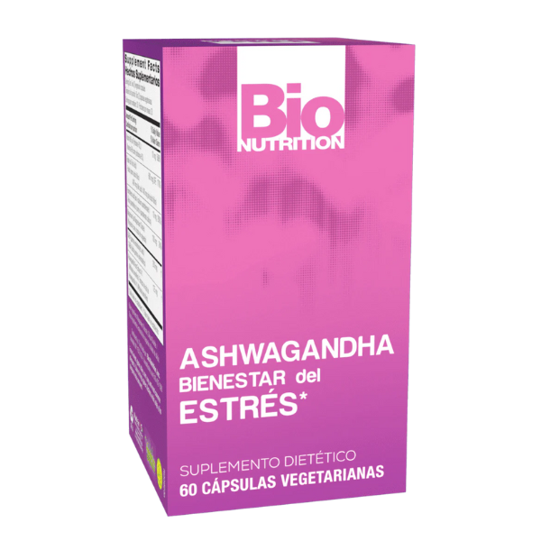 Ashwagandha, Bienestar Contra Estrés (60 caps), Bio Nutrition