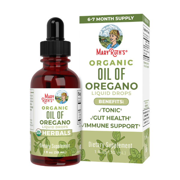 Organic Oregano Oil Liquid Drops/Oil of Oregano Herbal 1 oz (30ml) Mary Ruths