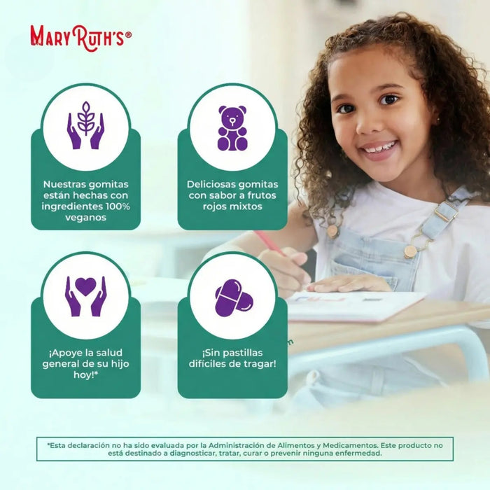 Organic Children's Immunity Gummies 60 Gummies Mary Ruth