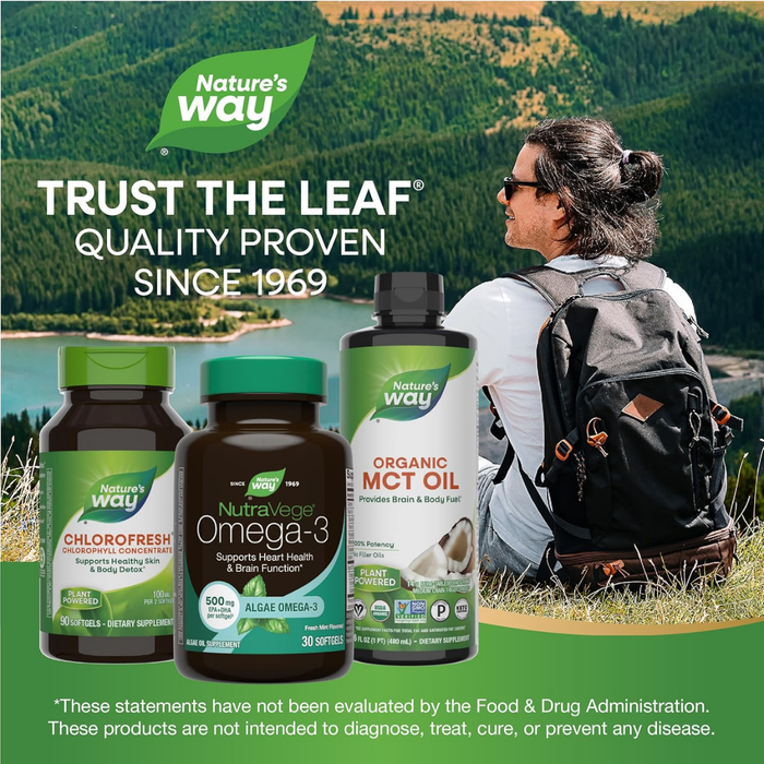 Omega-3 Vegetariano Nutravege® (30 softgels), Nature's Way