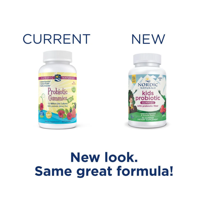 Probiótico para Niños Sabor Frutos Rojos (60 gomitas), Nordic Naturals