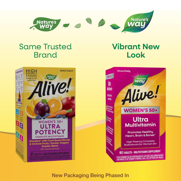 Multivitaminico De Ultra Potencia Mujeres +50 (60 tabs), Nature's Way