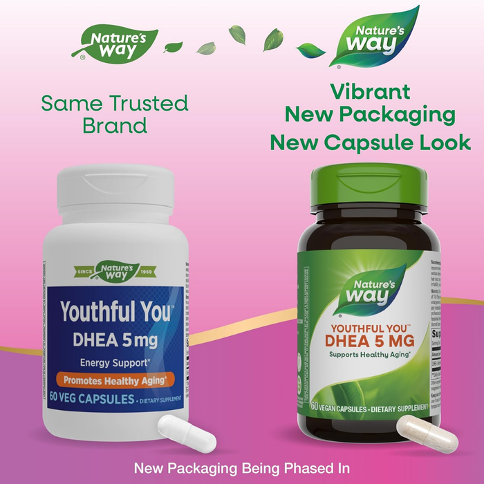 DHEA 5 mg Youthful You™ (60 veg caps), Nature's Way