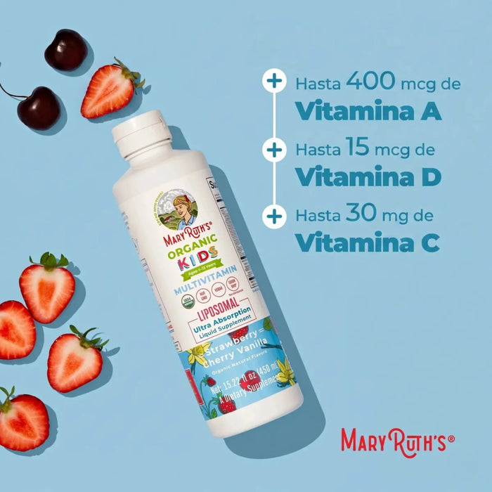 Multivitaminico Liposomal para Niños 450 ml (15.22 fl oz), Mary Ruth's