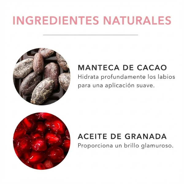 Lip Gloss con Pigmento Frutal® Strawberry (0.141 fl oz 4.17 ml), 100% Pure