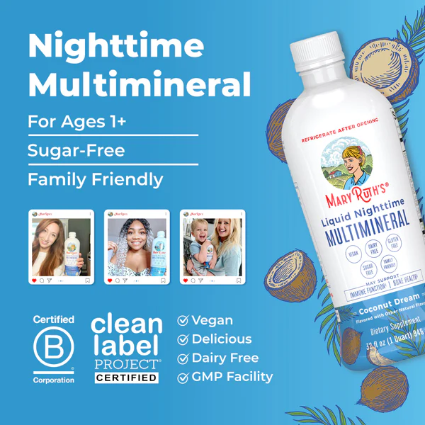 Multimineral Night Liquid 32oz(946ml) Mary Ruth