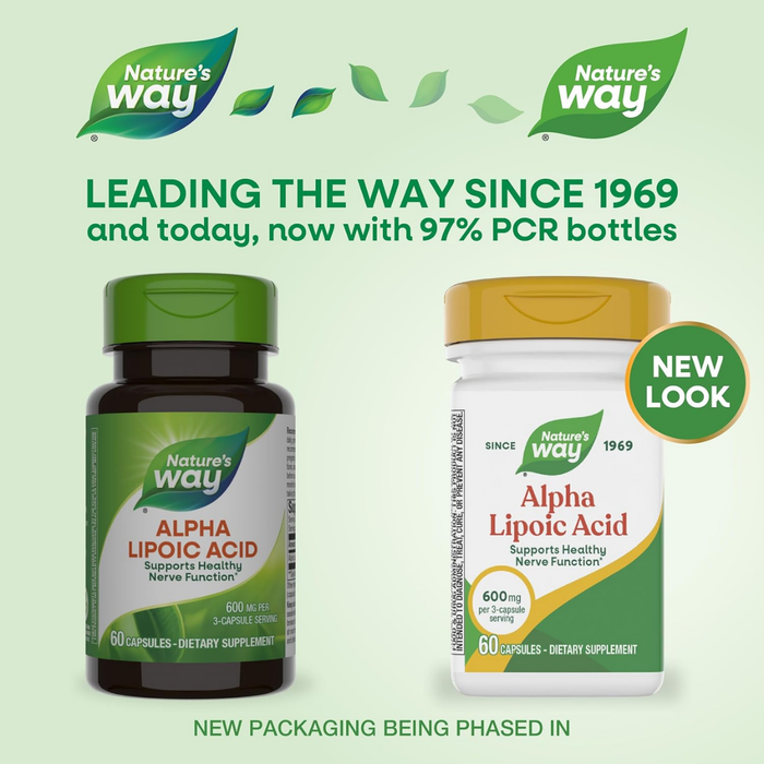 Acido Alfa Lipoico 600 mg (60 caps), Nature's Way