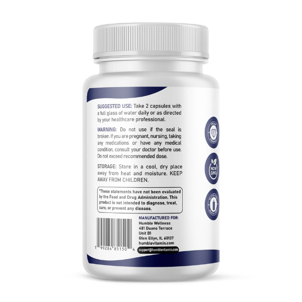 NAD+ con Resveratrol Premium 752 mg (60 caps), Humble