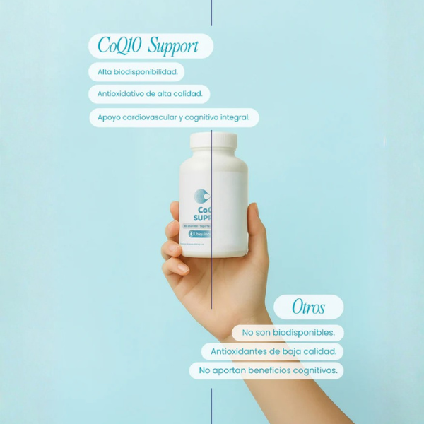 CoQ10,  Energía Celular y Protección Antioxidante (60 caps), NutriADN