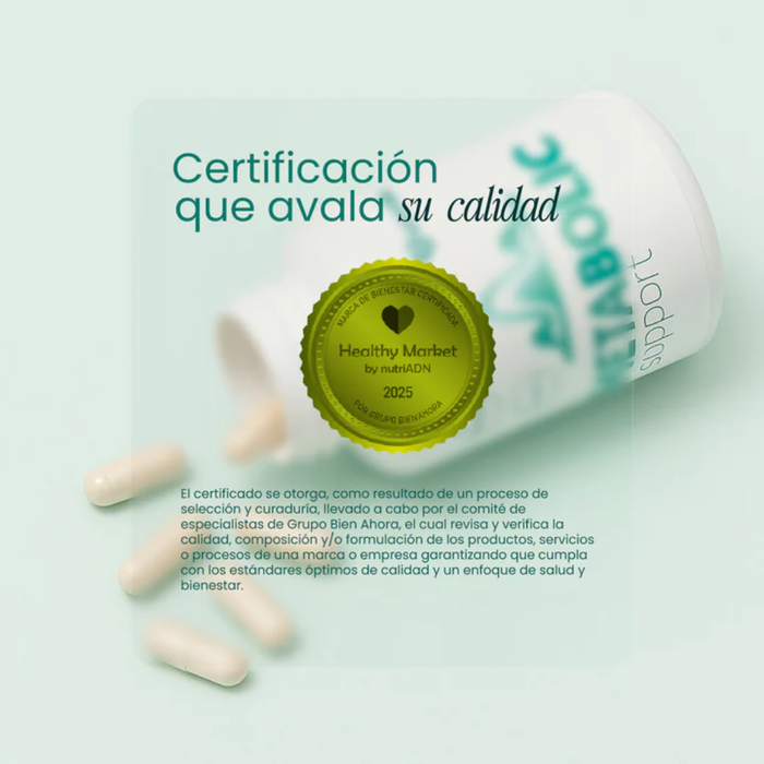Metabolic Support para la Salud Metabólica (90 cápsulas) | NutriADN