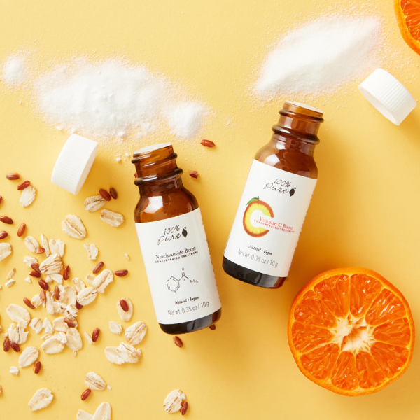 Reafirmante Facial de Vitamina C, Polvo (0.35 oz 10 g), 100% Pure