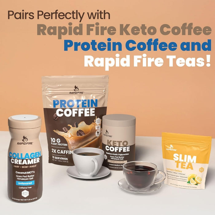 Café con Proteína 10 g Sabor Avellana Rapid Fire® (225 g), Windmill