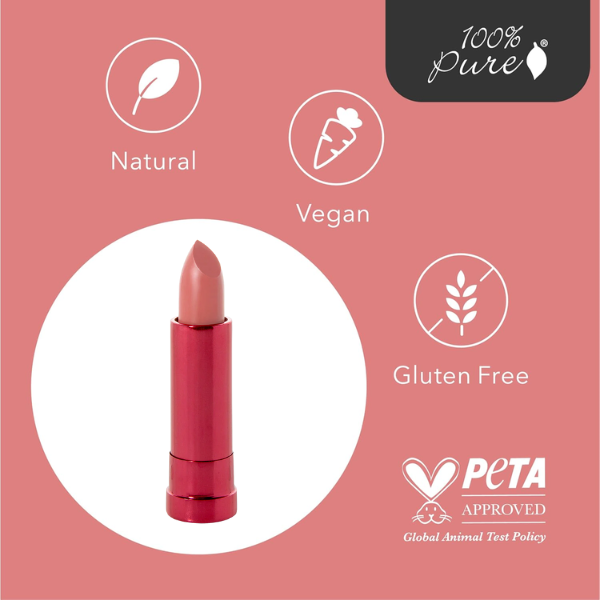 Labial Hidratante con Aceite de Granada y Fruit Pigmented® Foxglove (0.15 oz 4.5 g), 100% Pure