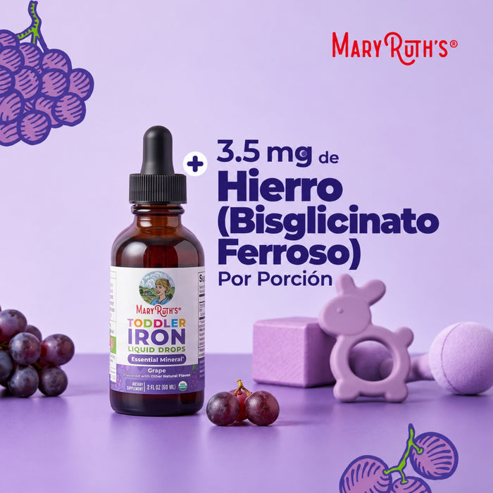 Organic Iron Toddler Liquid Drops 2oz (60ml)