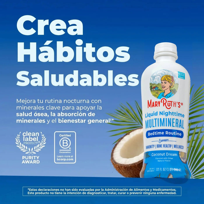 KIT #1 Multivitamínico Matutino + Multimineral Nocturno Mary Ruth's
