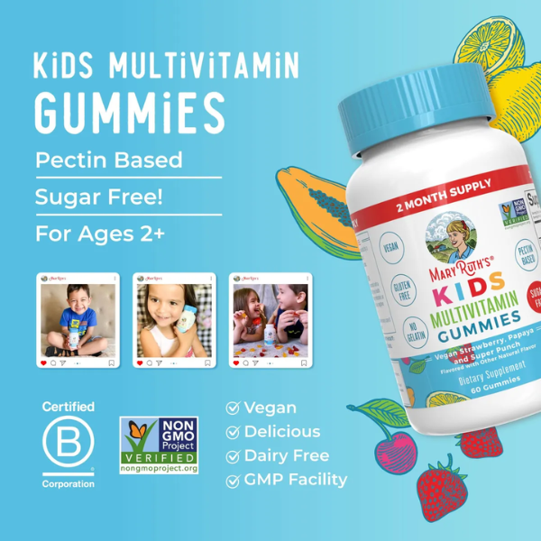 Kidsmultigummies-3PL/Kidsmultigummies-3PL 60 Gummies Mary Ruths