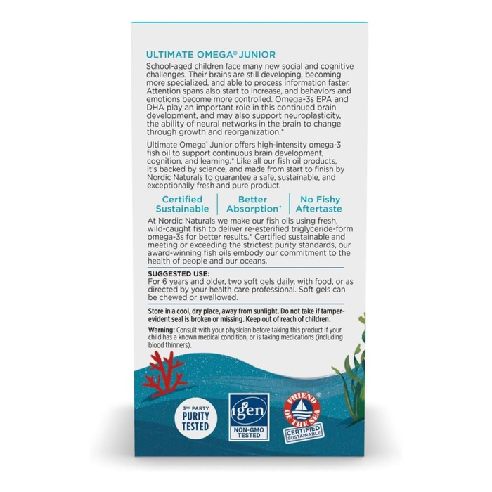 Ultimate Omega Junior (90 softgels), Nordic Naturals