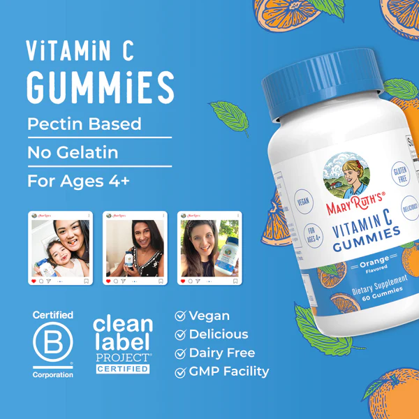Vitamin C Gummies / vitaminCgummy-3PL /60 gummies Mary Ruths