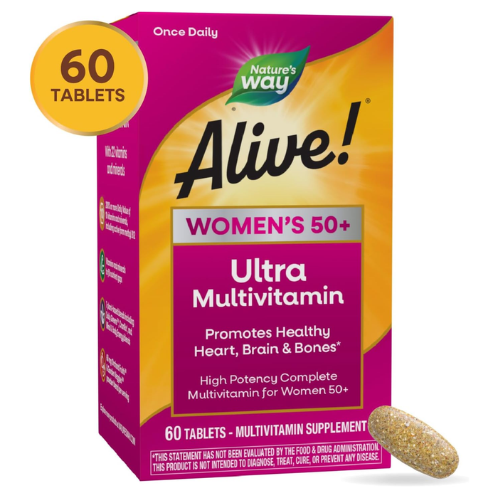 Multivitaminico De Ultra Potencia Mujeres +50 (60 tabs), Nature's Way