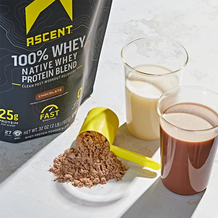 Kit #2 Proteína Whey Chocolate 454 g (2 pack), Ascent