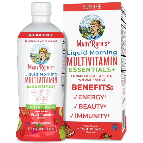 Multivitaminico Matutino, Ponche de Frutas (32fl oz/ 946ml), Mary Ruth´s
