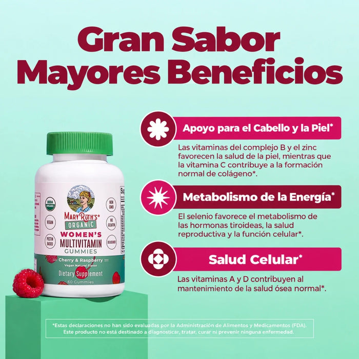 Kit #35 Multivitamínico + Estimulador de Colágeno para Mujeres, MaryRuth's