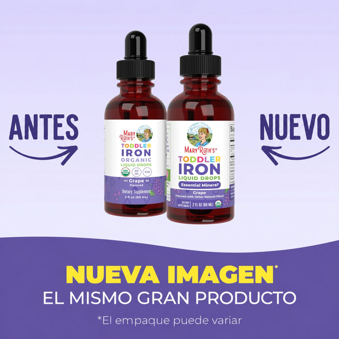 Organic Iron Toddler Liquid Drops 2oz (60ml)