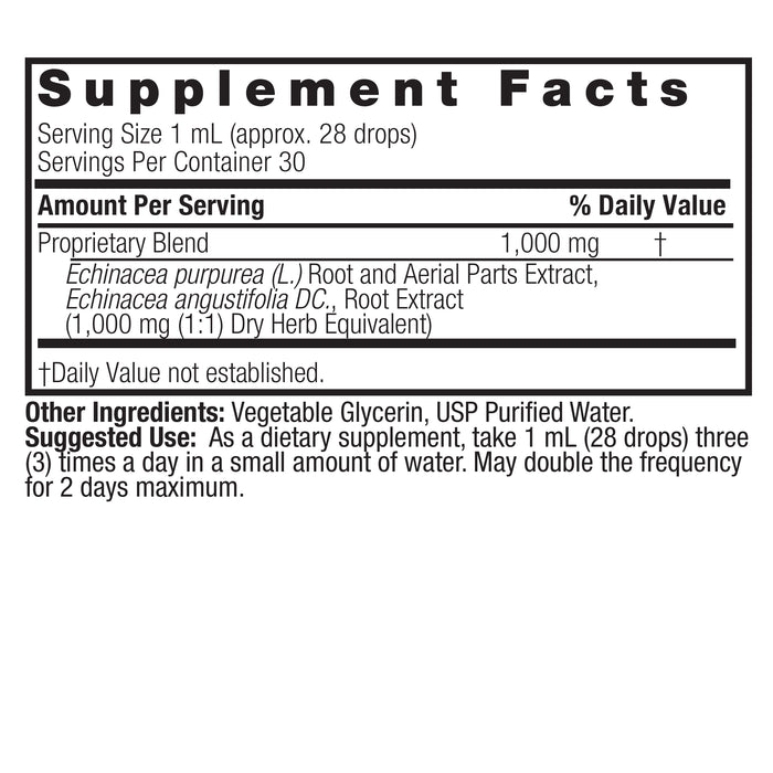 Equinacea 1,000 mg (30 ml), Nature's Answer