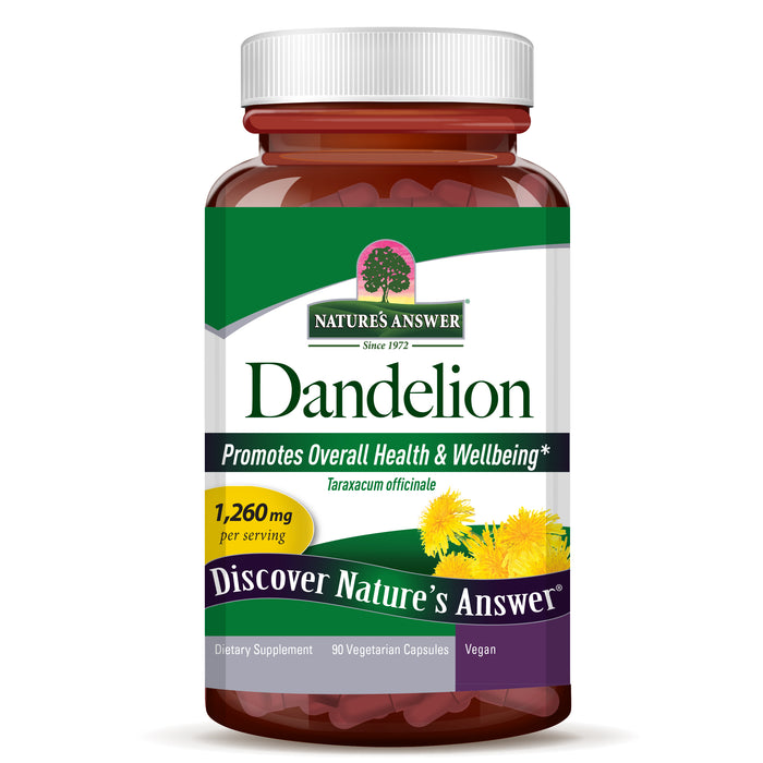 Raiz de Diente de Leon 1,260 mg (90 caps), Nature's Answer