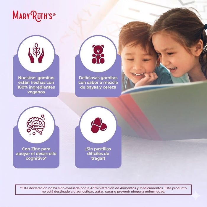 Organic Children's Multivitamin Gummies 60 Gummies Mary Ruth