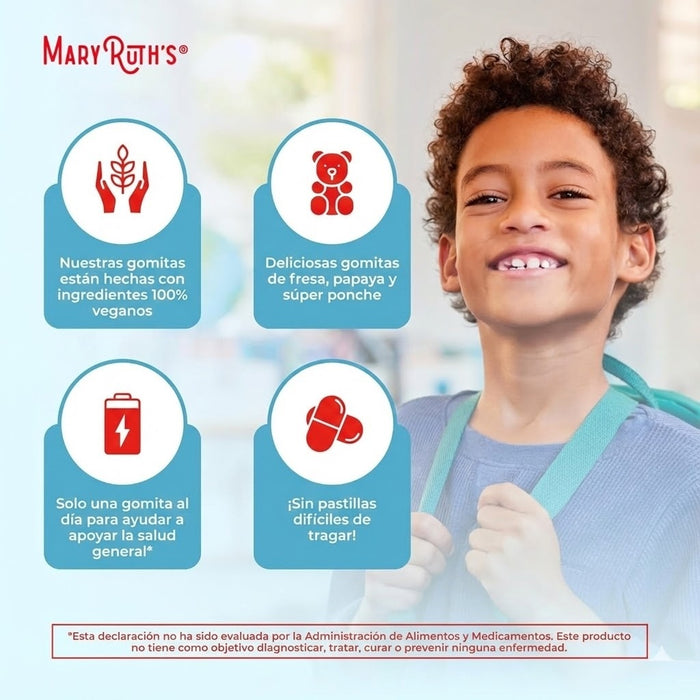 Multivitamínico para Niños (60 gomitas), Mary Ruth´s