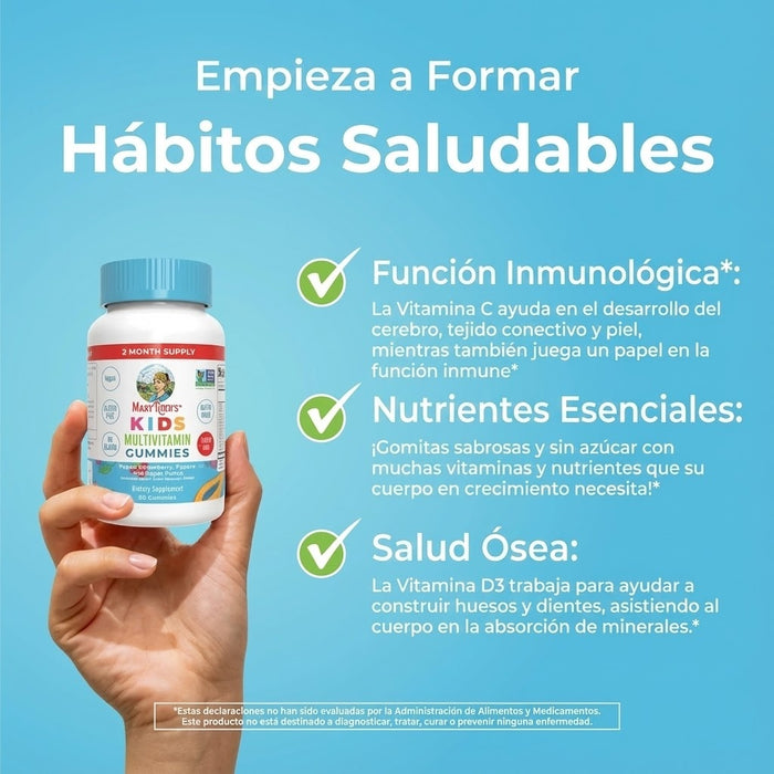 Multivitamínico para Niños (60 gomitas), Mary Ruth´s
