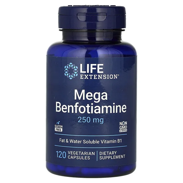 OFERTA 30% Megabenfotiamina 250 mg (120 veg caps), Life Extension
