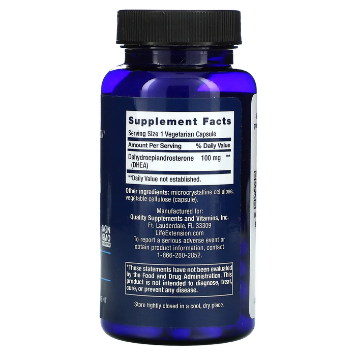 DHEA 100 mg (60 veg caps) , Life Extension