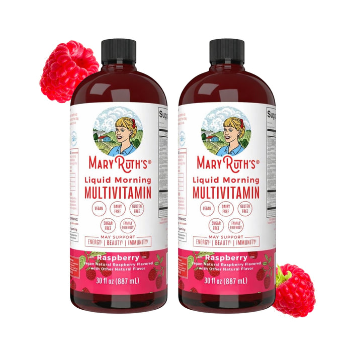 Kit #21 Multivitamínico Matutino Sabor Frambuesa (887 ml), MaryRuth's
