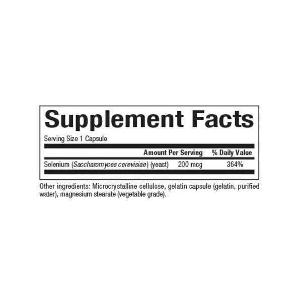 SelenoExcell® Selenio 200 mcg (90 caps), Natural Factors