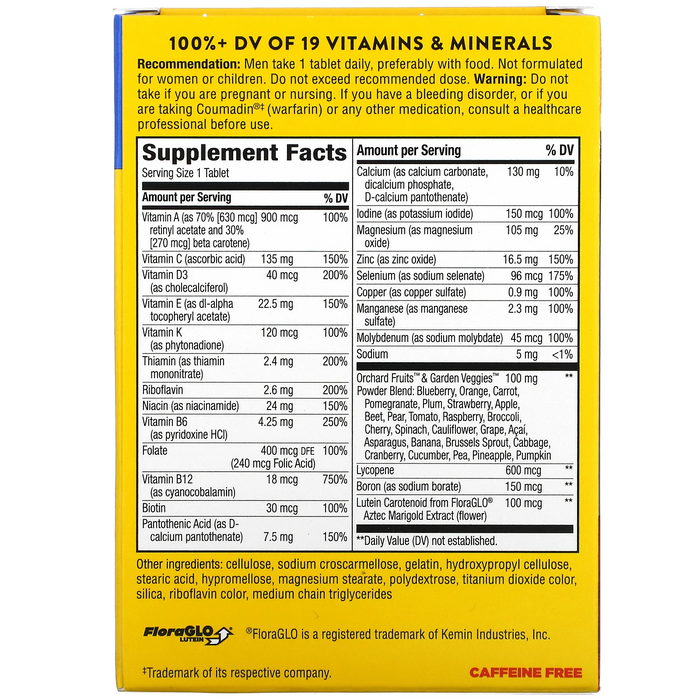 Alive!® Multivitaminico Energia Para Hombres (50 tabs), Nature's Way