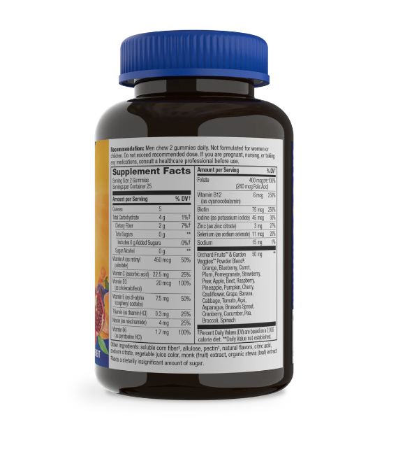 Alive! ® Multivitaminico para Hombre Zero Azucar (50 gomitas), Nature's Way