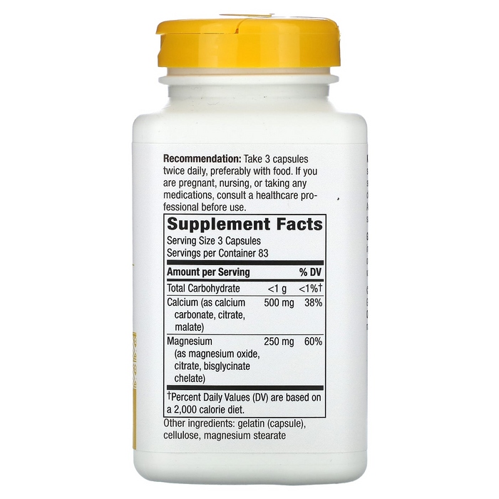 Calcio y Magnesio 750 mg (250 caps), Nature's Way