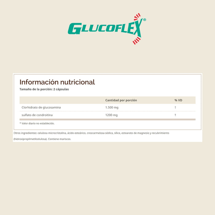 Glucosamina y CSA 2 al Día Glucoflex® (60 caplets), Windmill