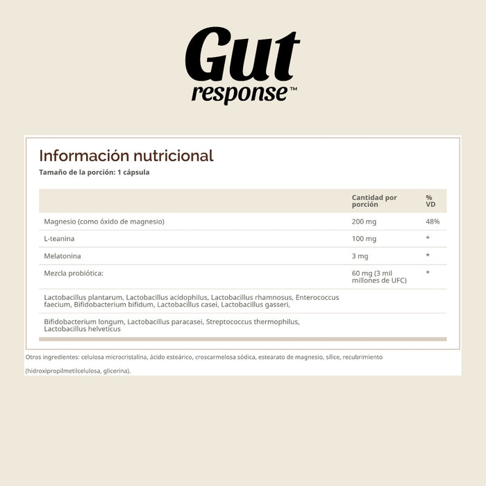 Probiótico para Dormir GUT response™ (30 caps), Windmill