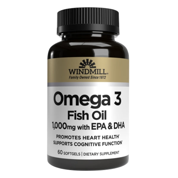 Omega-3 1000 mg EPA y DHA (60 softgels), Windmill