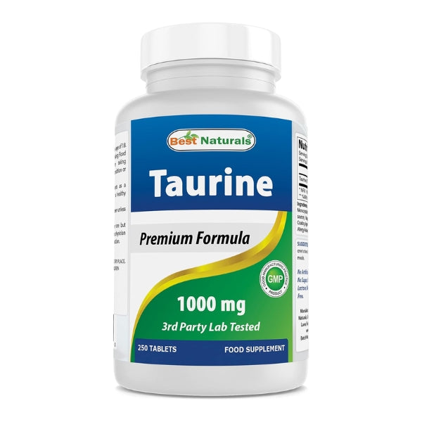 Taurina 1000 mg (250 tabs), Best Naturals