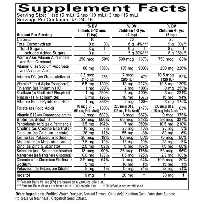 Multivitaminas y Minerales para Niños (8 fl oz/237 ml), Child Life